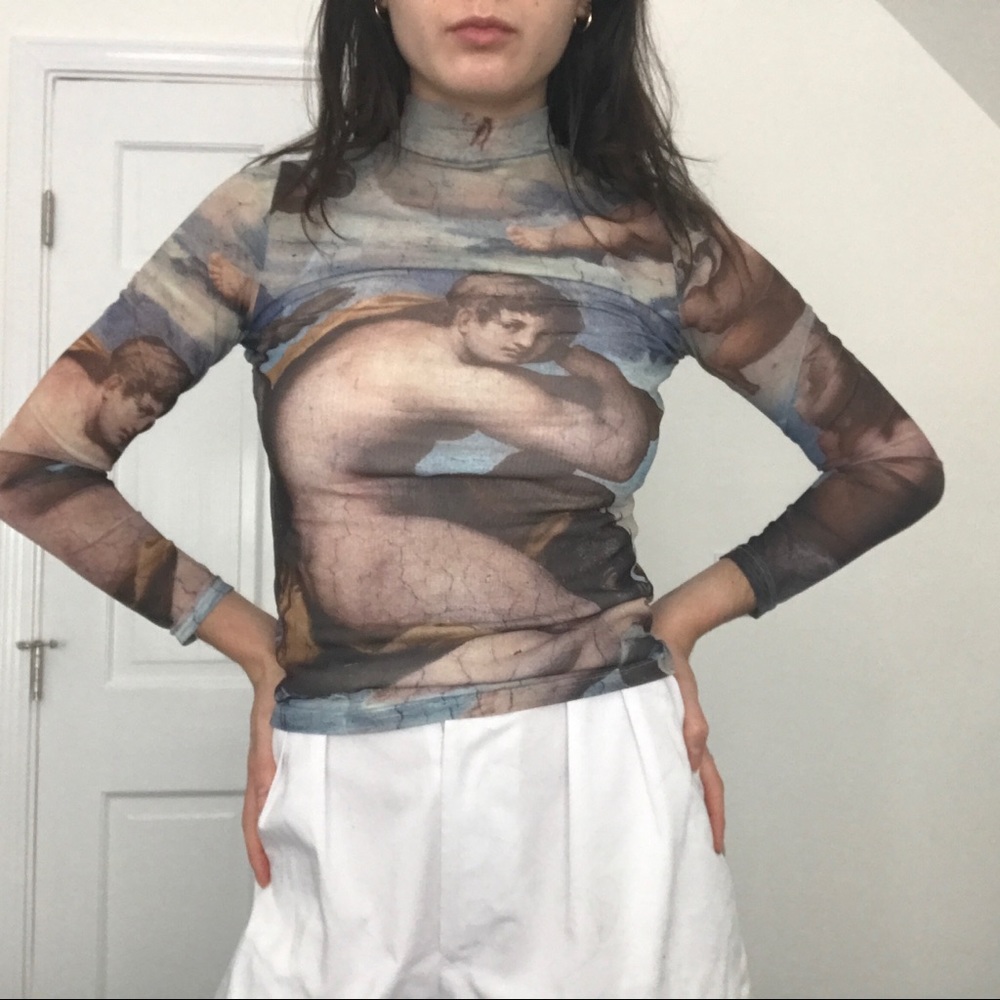 renaissance mesh top